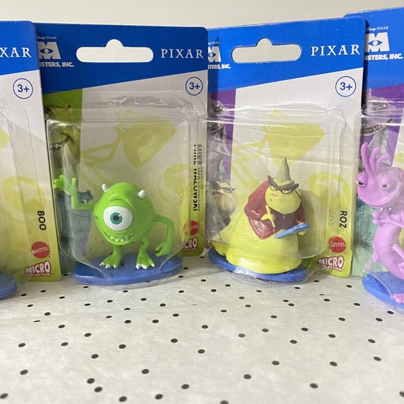 Disney Pixar Monsters,Inc. Mattel Micro Collection Sulley-Boo-Roz..5 Figure Set - Picture 4 of 11
